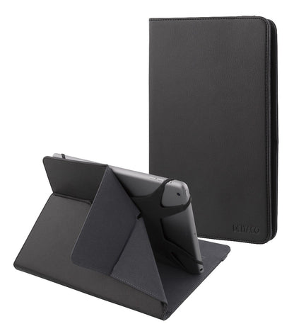 DELTACO TPF-1224, Universele tablet cover, 7 / 8 ", geïntegreerde standaard, 360 graden draaibaar, Zwart