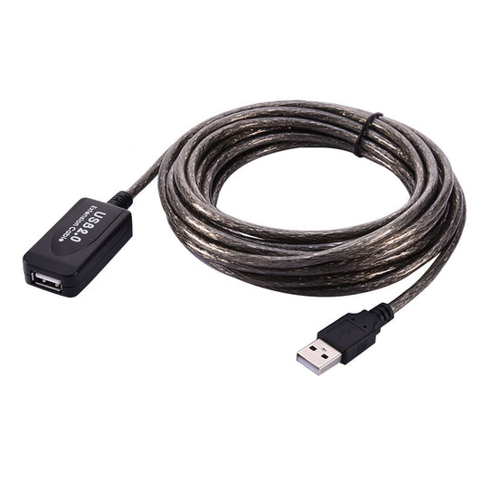 NÖRDIC USB-XT10M HDMI Actieve verlengkabel, USB 2.0, 10 meter, Zwart