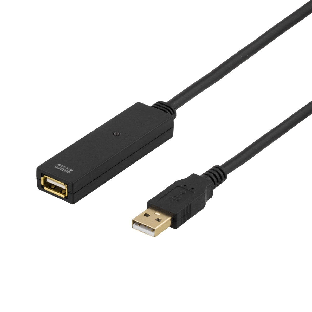 DELTACO USB2-EX20M Hi-Speed active USB 2.0 verlengkabel - 20 meter