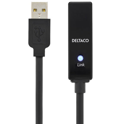 DELTACO USB2-EX5M Hi-Speed active USB 2.0 verlengkabel - 5 meter