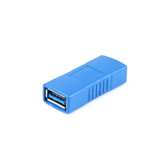NÖRDIC USB3-102 USB vrouwtje naar USB vrouwtje adapter - 3.0 - Blauw