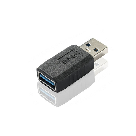 NÖRDIC USB3-107 USB 3.1 Adapter - Mannelijk naar vrouwelijk - 5 Gbps - Zwart