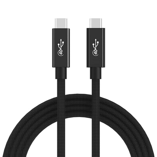 NÖRDIC USB4-250 USB-C to USB-C cable - USB3.2 Gen2 - PD100W - 40Gbps - 8K - 2.5m - Black