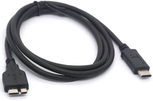 NÖRDIC USBC-101 USB-C naar Micro USB 3.0 kabel - 1m - Zwart