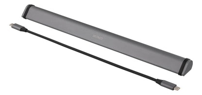 DELTACO USBC-1293 USB-C Docking Station - 100W USB-C PD, 4K HDMI, USB 3.1 Gen 1, Ethernet