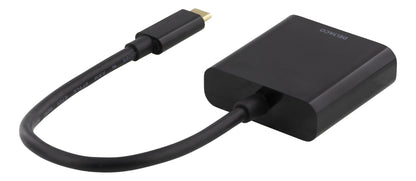 DELTACO USBC-HDMI8 USB-C naar HDMI adapter - UltraHD 4K 30Hz - Zwart