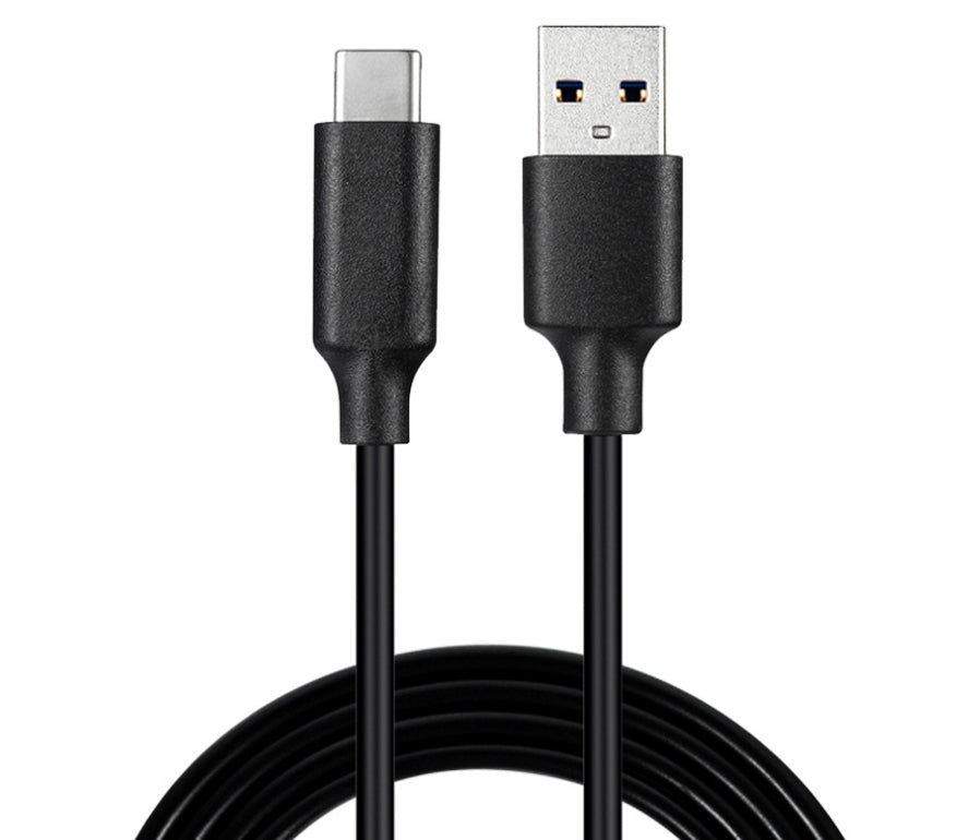 NÖRDIC USBC-N1005 USB-C naar USB-A kabel - 480 MBps - 3m -  Zwart