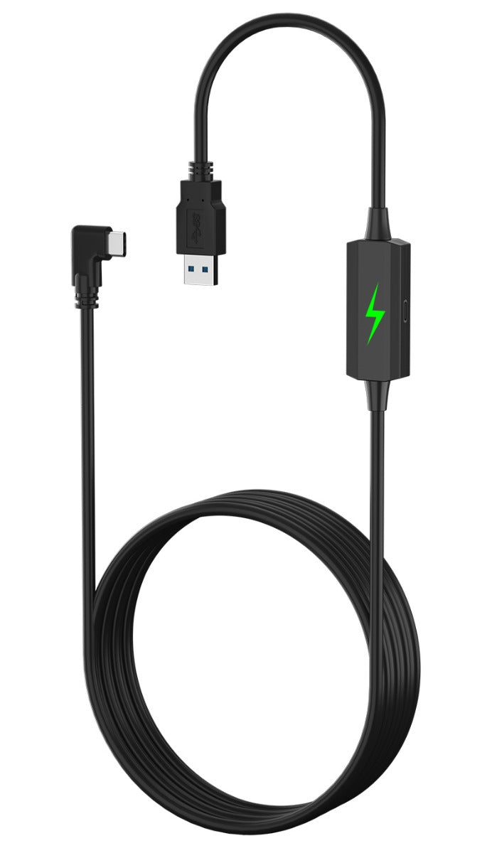 NÖRDIC USBC-VR5A Actieve VR Link kabel - USB-C naar USB-A - USB3.2 Gen 1 - 5m - 5 Gbps