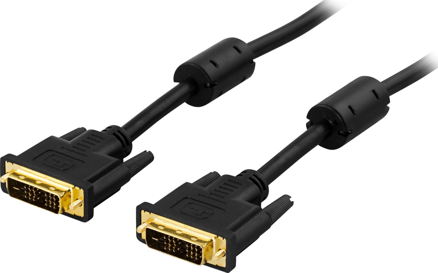 DELTACO VE011-B, DVI-D Single Link kabel - 3 meter