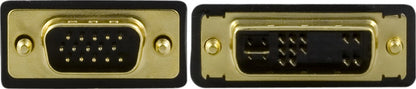 DELTACO VE013-A, DVI-A VGA HD15 kabel - 2 meter