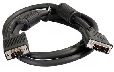 Monitorkabel DVI to VGA 15 HD 3m