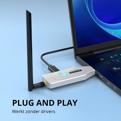 Delmark Draadloze HDMI Presenter - Zender en ontvanger - Tot 100 meter - HD Transmitter en Receiver - Plug & Play